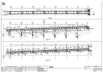 Shop Drawing Ramp Deck Plan and Section Sample Image